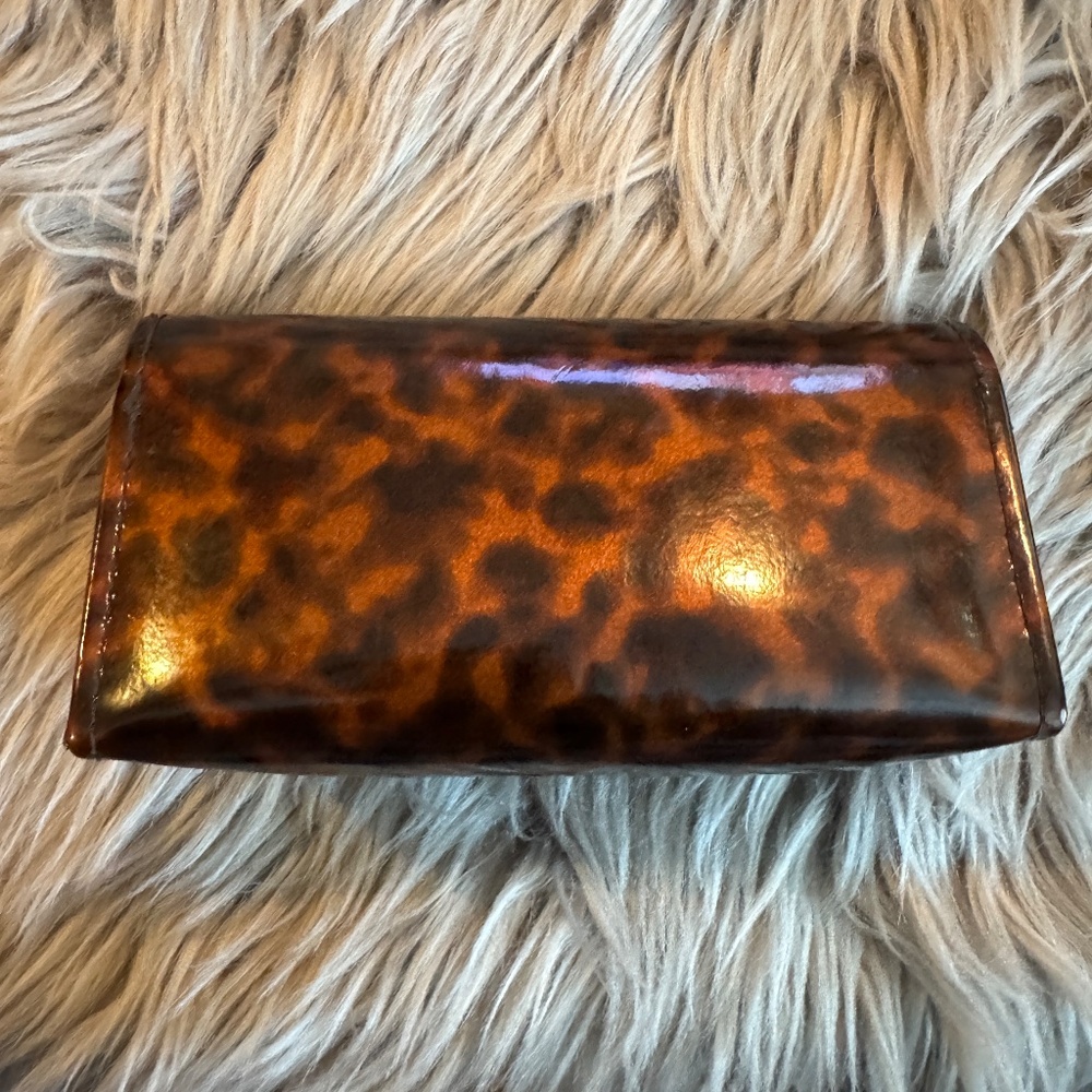 EUC Tory Burch Tortoise Gold Shell Eyeglass Sunglasses Case OS - Picture 3 of 6